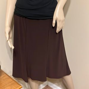 Brown elastic waist skirt.  Included in the 4 for $20 for items $7 and under.